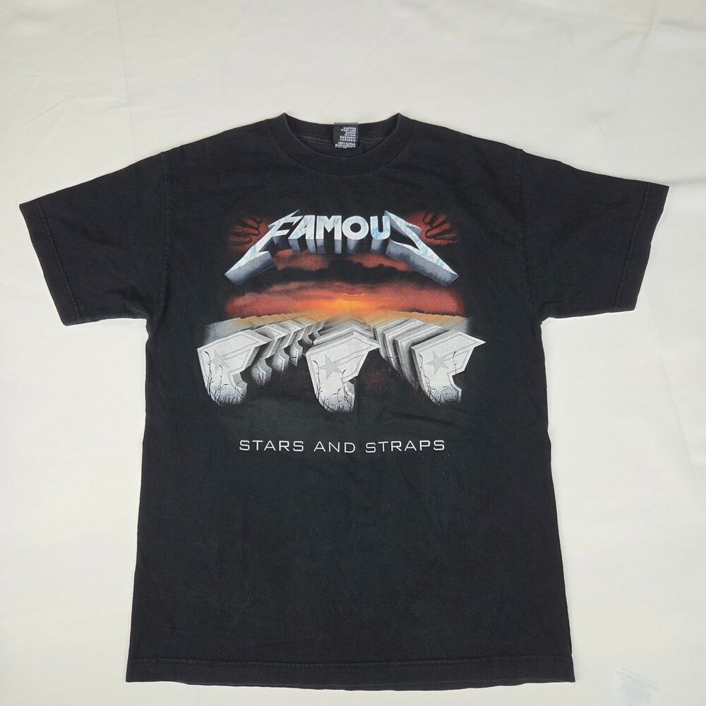 Famous Stars & Straps Mens Black Graphic T-Shirt‎ Medium FMS